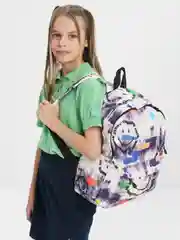 Белый рюкзак школьный, женский, мужской портфель, городской, школьный, девочки, мальчика, спорта