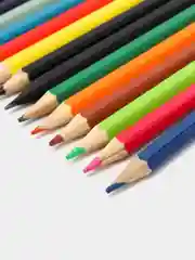 Карандаши цветные ЮНЛАНДИЯ МОНСТРИК набор 12 цветов+2 чернографитных карандаша+ластик+точилка