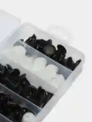 Хром автомобильные клипсы, фиксирующие, на любые авто