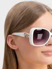 Белый женские солнцезащитные очки