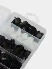 Белый автомобильные клипсы, фиксирующие, на любые авто