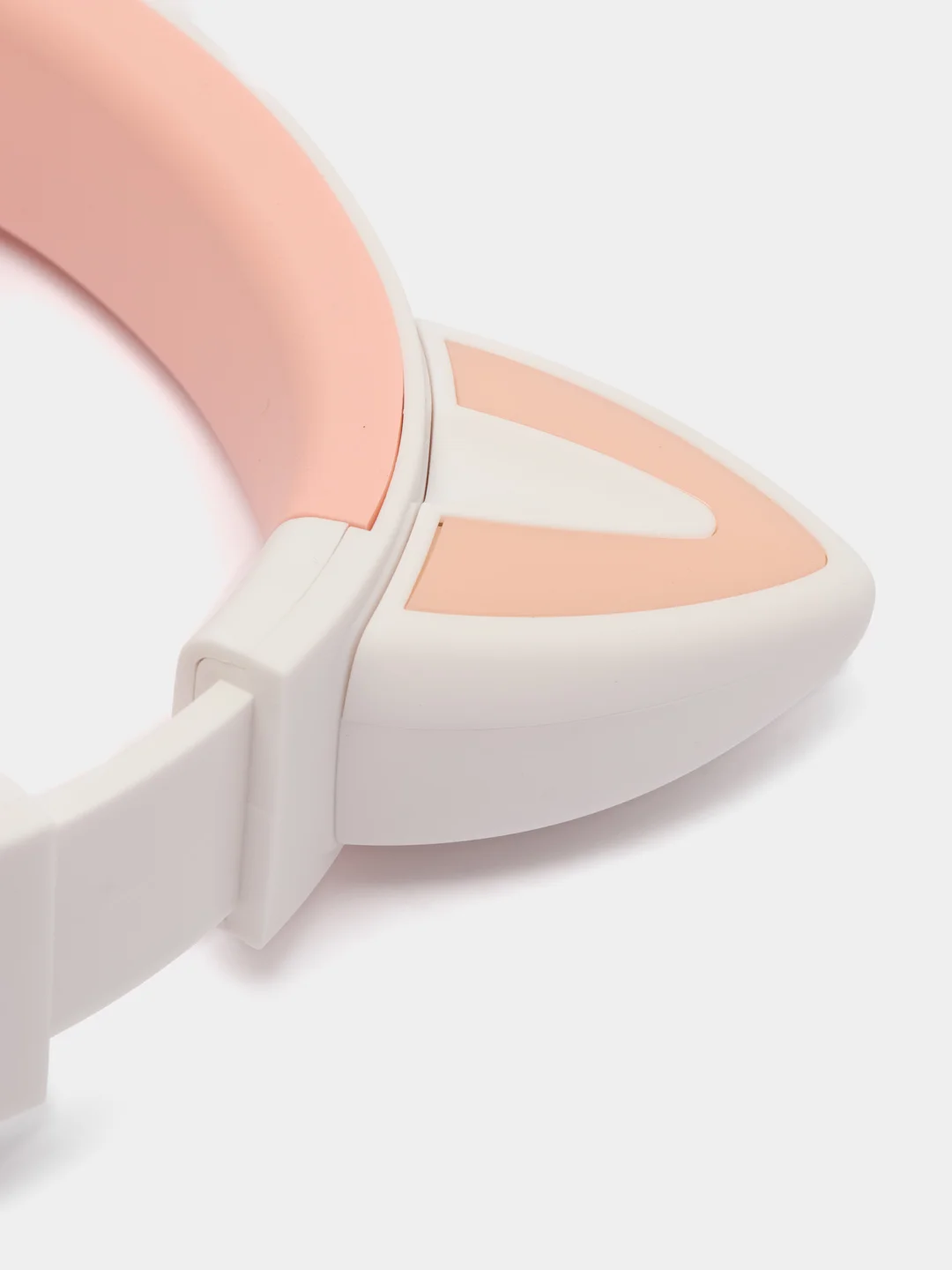 Белый беспроводные светящиеся наушники Borofone BO18 Cat ear, накладные наушники полноразмерные