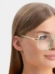 Мятный имиджевые очки