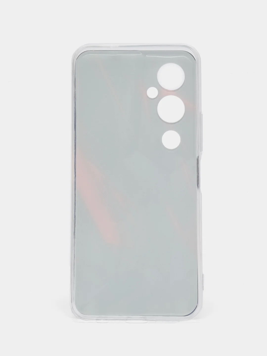 Красный силиконовый чехол на Tecno Pova 4 Pro / Текно Пова 4 Про с рисунком, защита камеры