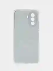 Черный силиконовый чехол на Huawei Nova Y70 / Хуавей Нова Y70, с рисунком, защита камеры
