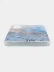 Голубой силиконовый чехол на Huawei Honor 20 Pro / Хонор 20 Pro, рисунком, защита камеры
