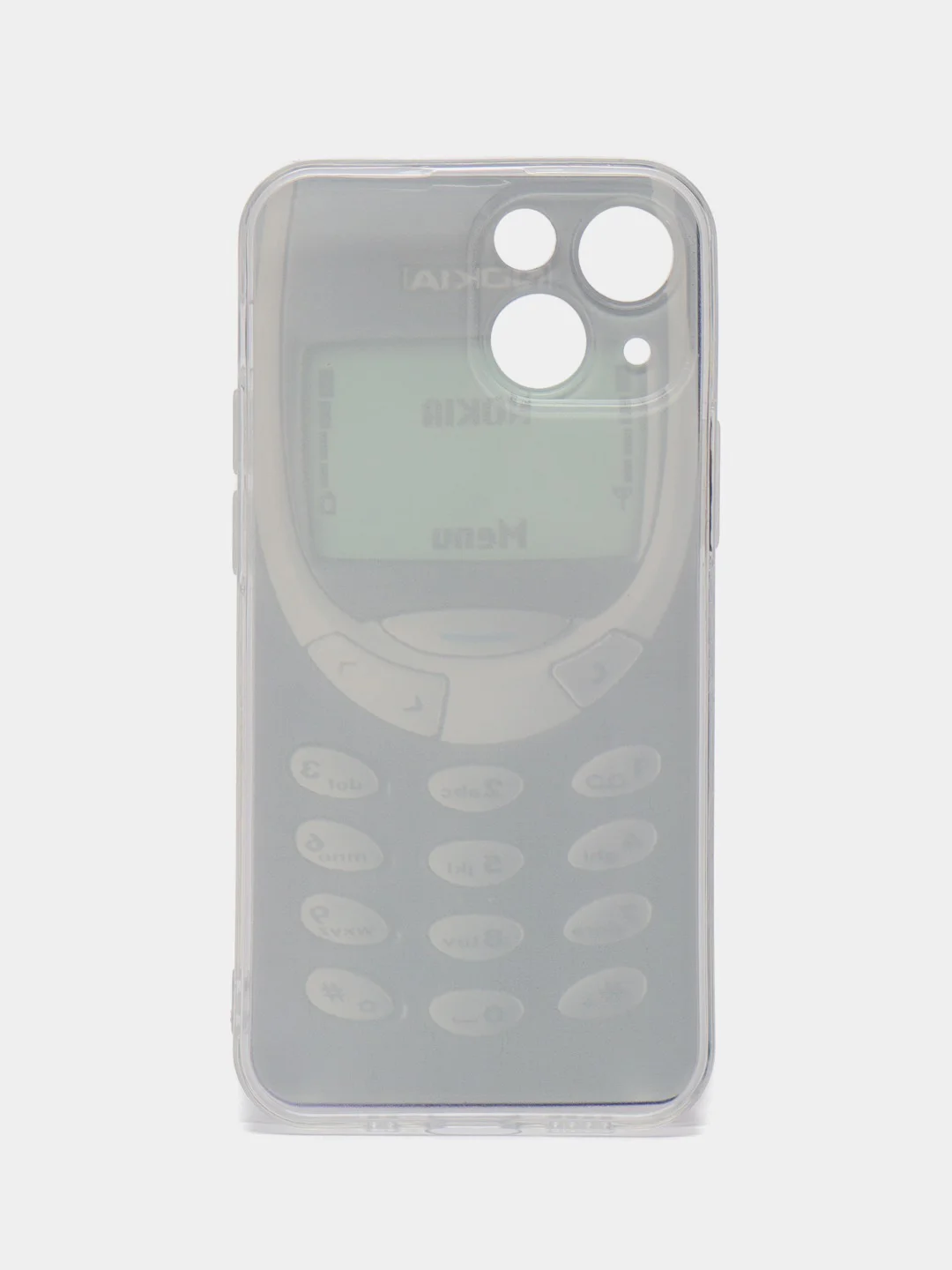 Угольный силиконовый чехол на iPhone 13 mini / Айфон 13 mini, с рисунком, защита камеры