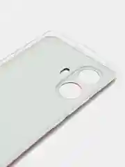 Красный чехол на Realme 10 Pro+ / Реалми 10 Про плюс прозрачный, с рисунком, защита камеры