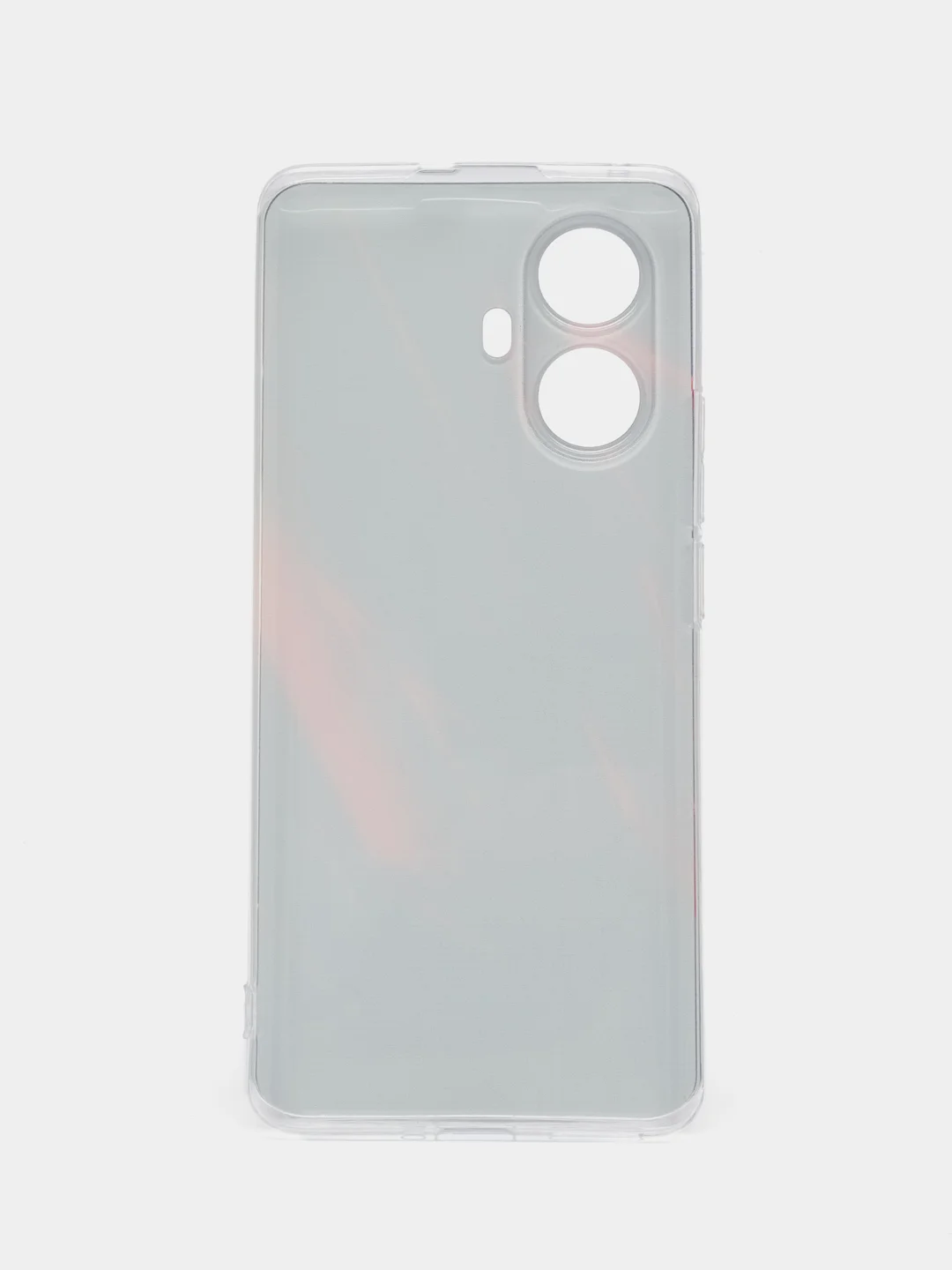 Красный чехол на Realme 10 Pro+ / Реалми 10 Про плюс прозрачный, с рисунком, защита камеры