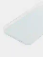 Светло-синий силиконовый чехол на iPhone 13 mini / Айфон 13 mini, с рисунком, защита камеры