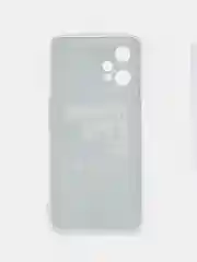 Тёмно-коричневый силиконовый чехол на Realme 9 Pro/9 5G / Реалми 9 Про прозрачный с рисунком, защита камеры