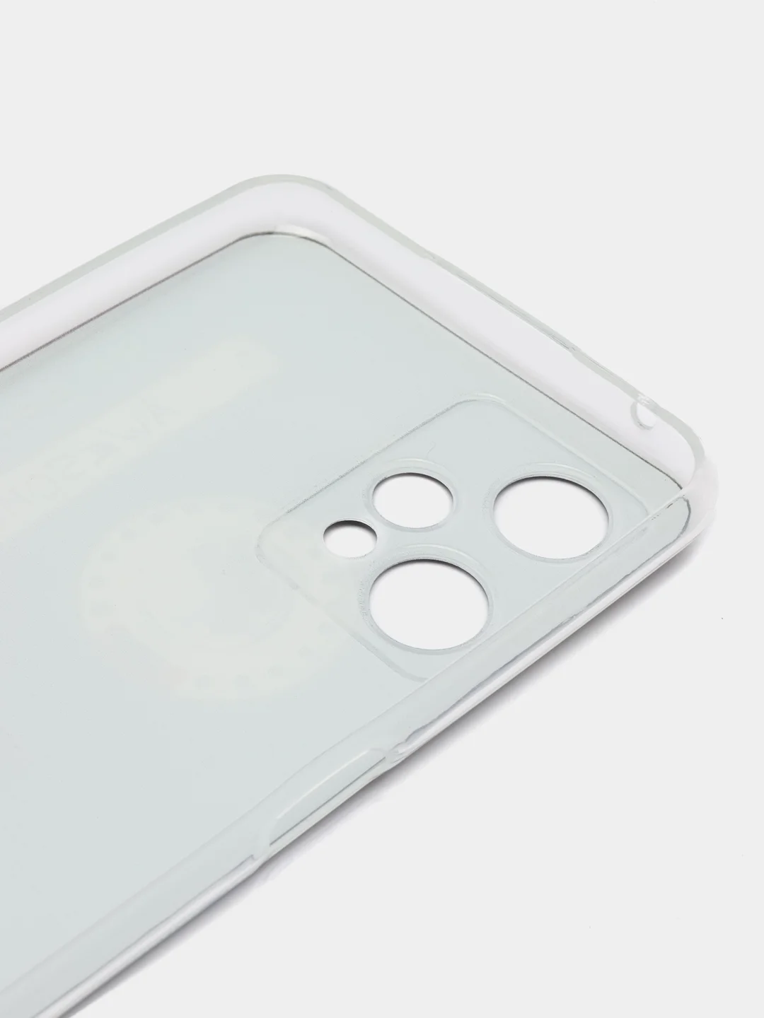 Хром силиконовый чехол на Realme 9 Pro/9 5G / Реалми 9 Про прозрачный с рисунком, защита камеры