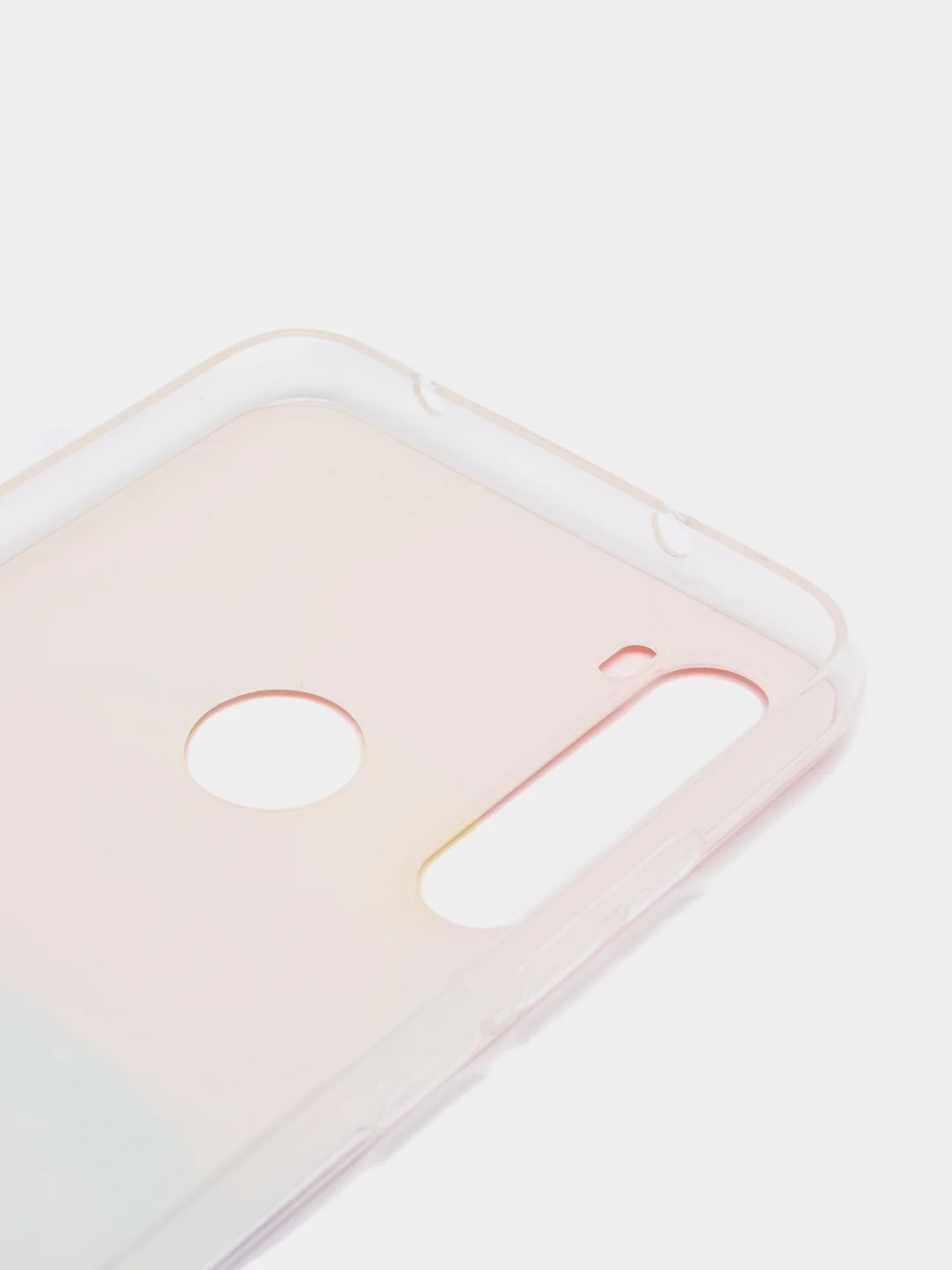 Желтый силиконовый чехол на Xiaomi Redmi Note 8 / Сяоми Редми Нот 8 с рисунком, защита камеры
