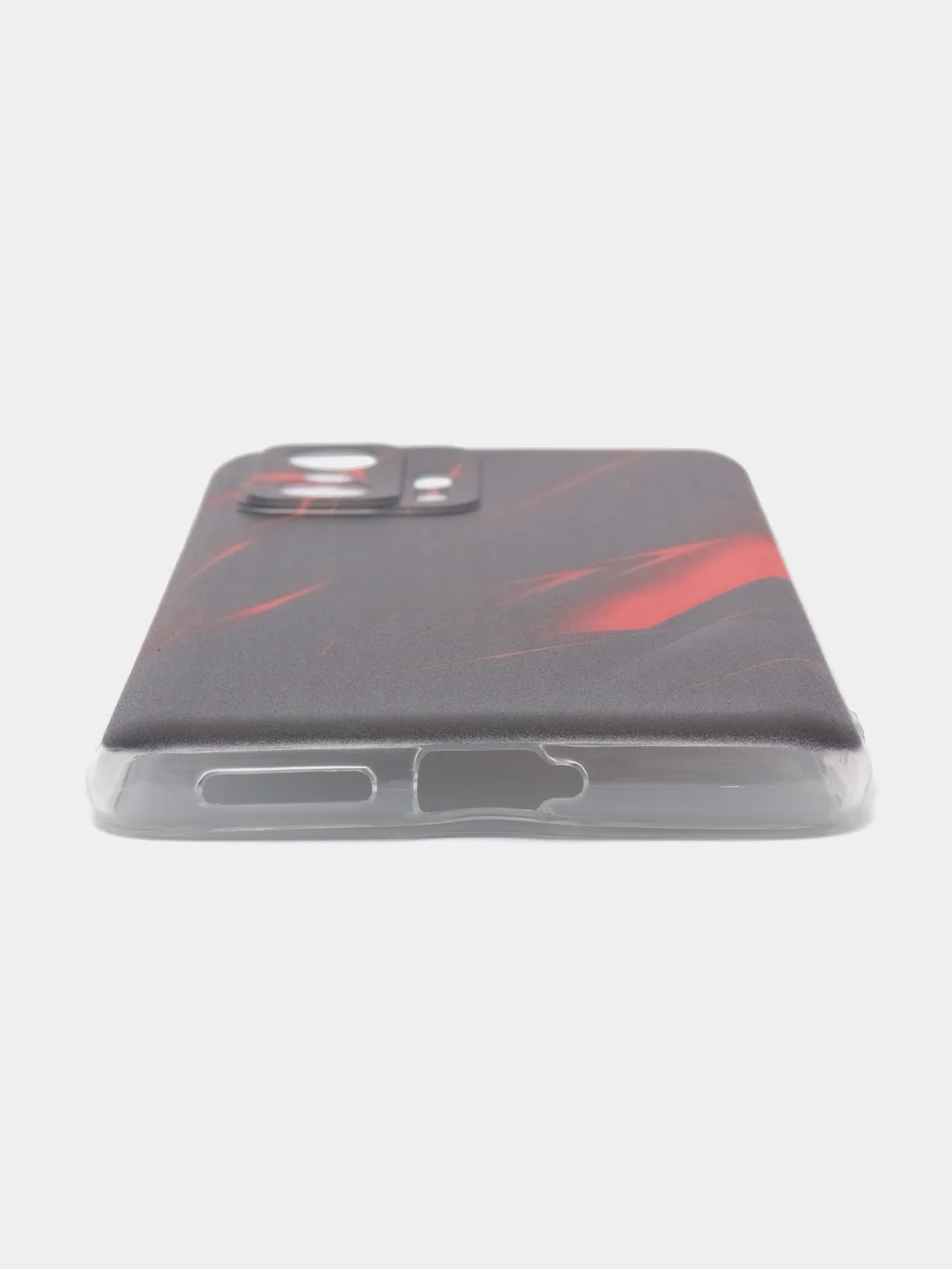 Красный чехол на Xiaomi Mi 11T/11T Pro / Сяоми Ми 11T/11T Про с рисунком, защита камеры