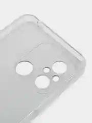 Бирюзовый силиконовый чехол на Xiaomi Redmi 12C/Poco C55 / Редми 12C/Поко C55 прозрачный, с рисунком