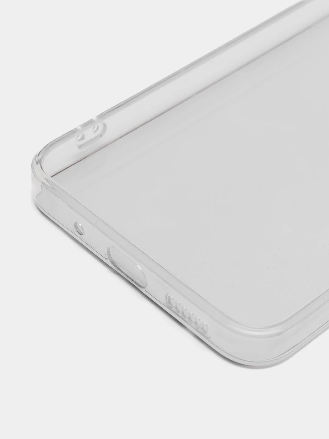 Бирюзовый силиконовый чехол на Xiaomi Redmi 12C/Poco C55 / Редми 12C/Поко C55 прозрачный, с рисунком