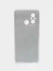Бирюзовый силиконовый чехол на Xiaomi Redmi 12C/Poco C55 / Редми 12C/Поко C55 прозрачный, с рисунком