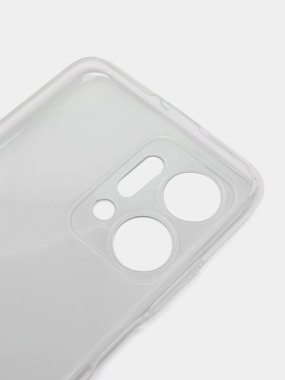 Светло-синий силиконовый чехол на Honor X7A / Хонор X7A прозрачный, с рисунком, защита камеры