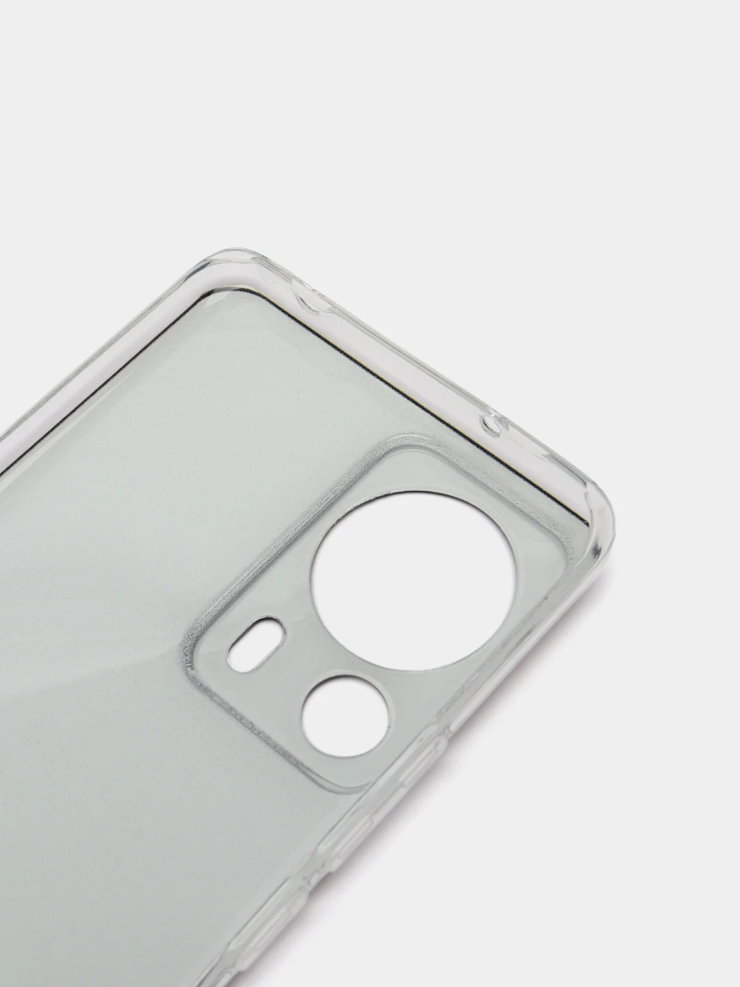 Черный силиконовый чехол на Xiaomi 13 Lite / Сяоми 13 Лайт прозрачный, с рисунком, защита камеры