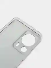 Черный силиконовый чехол на Xiaomi 13 Lite / Сяоми 13 Лайт прозрачный, с рисунком, защита камеры