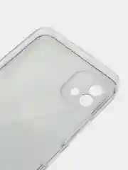Хром силиконовый чехол на Oppo Realme C11 2021 / Реалми С11 2021 с рисунком, защита камеры