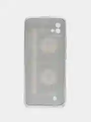 Хром силиконовый чехол на Oppo Realme C11 2021 / Реалми С11 2021 с рисунком, защита камеры