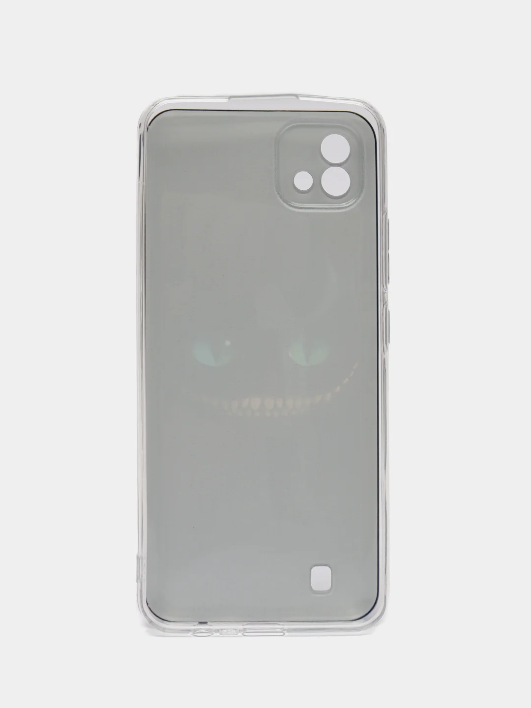 Черный силиконовый чехол на Oppo Realme C11 2021 / Реалми С11 2021 с рисунком, защита камеры