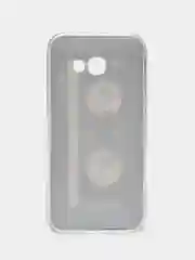 Хром силиконовый чехол на Samsung Galaxy A5 2017 / Самсунг A5 2017 с рисунком, защита камеры