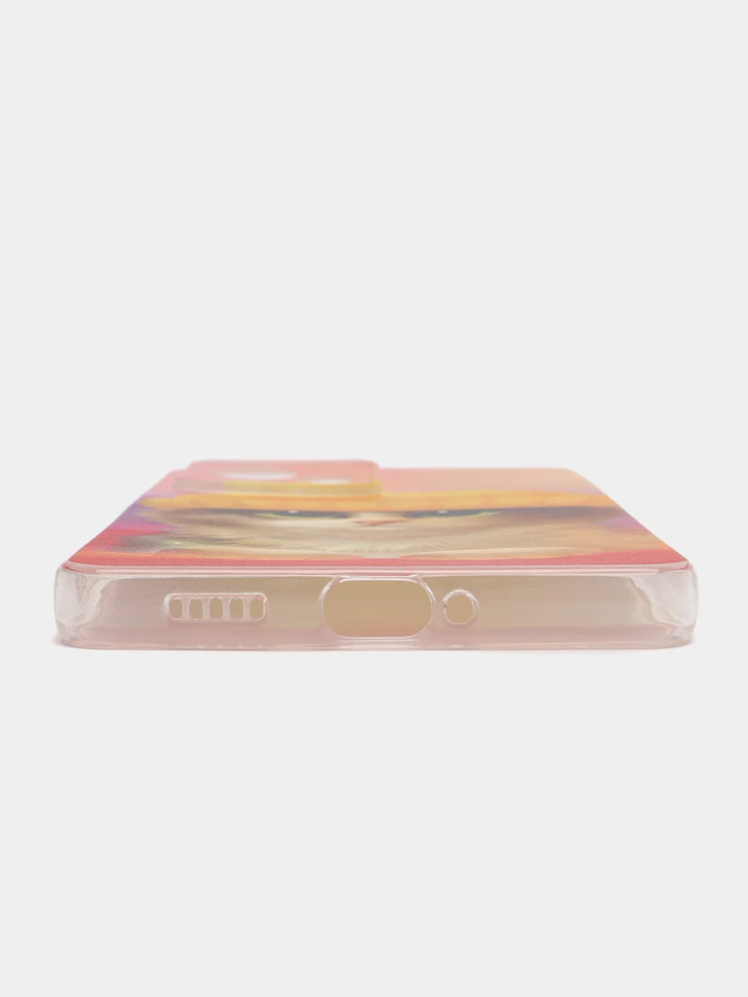 Желтый чехол на Xiaomi Redmi Note 12 Pro / Сяоми Редми Нот 12 Про прозрачный, с рисунком