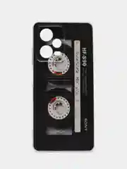 Хром чехол на Xiaomi Redmi Note 12 Pro / Сяоми Редми Нот 12 Про прозрачный, с рисунком