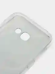 Угольный силиконовый чехол на Samsung Galaxy A5 2017 / Самсунг A5 2017 с рисунком, защита камеры