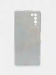 Бирюзовый силиконовый чехол на Honor 10X Lite / Хонор 10Х Лайт с рисунком, защита камеры
