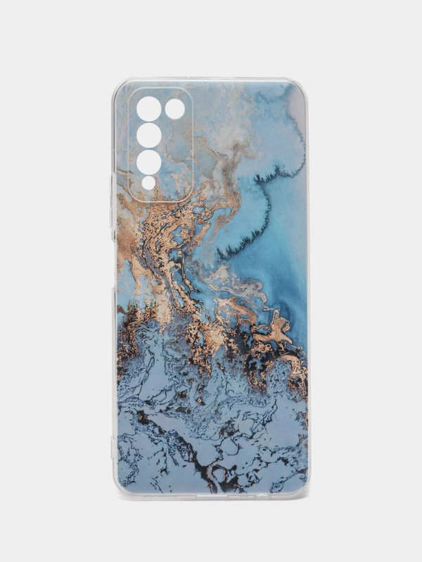 Силиконовый чехол на Honor 10X Lite / Хонор 10Х Лайт с рисунком, защита камеры