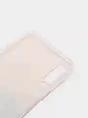 Голубой силиконовый чехол на Samsung Galaxy A7 2018 / Самсунг A7 2018 с рисунком, защита камеры
