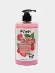 Крем-гель для рук и тела WOAH "Клубника со сливками", 650 мл