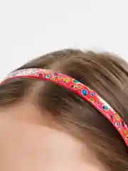 Красный ободок для волос