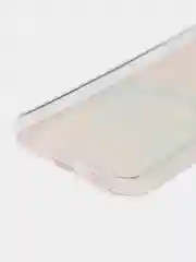 Желтый силиконовый чехол на Honor X8A / Хонор X8A прозрачный, с рисунком, защита камеры