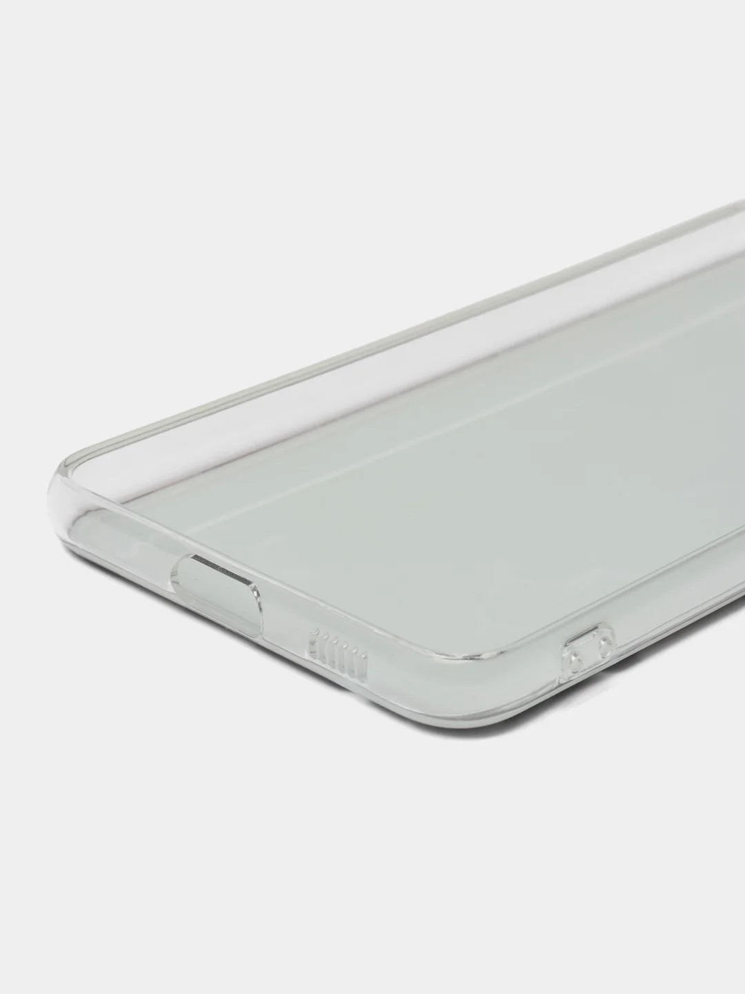 Бирюзовый силиконовый чехол на Samsung Galaxy S21 FE / Самсунг S21 FE, с рисунком, защита камеры