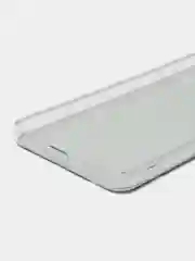 Бирюзовый силиконовый чехол на Samsung Galaxy S21 FE / Самсунг S21 FE, с рисунком, защита камеры