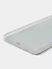 Светло-синий силиконовый чехол на Xiaomi Mi 8 / Сяоми Ми 8 прозрачный, с рисунком, защита камеры