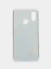 Светло-синий силиконовый чехол на Xiaomi Mi 8 / Сяоми Ми 8 прозрачный, с рисунком, защита камеры