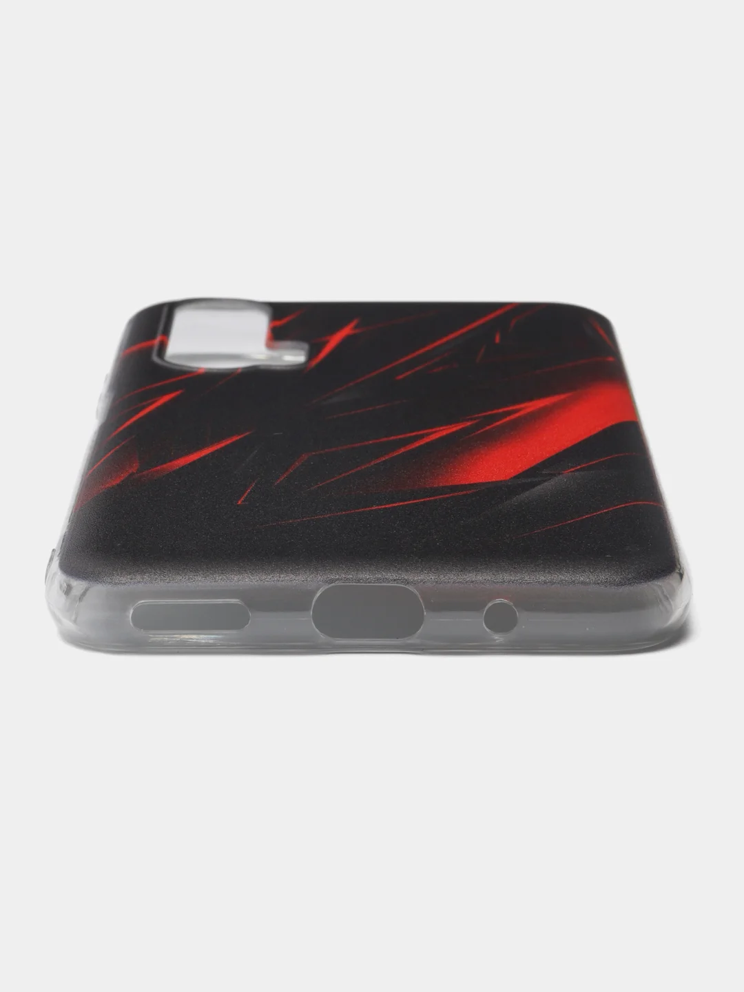 Красный силиконовый чехол на Huawei Honor 20 Pro / Хонор 20 Pro, рисунком, защита камеры