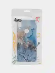 Бордовый чехол на Huawei P Smart Z/Honor 9X / Хонор 9Х прозрачный, с рисунком, защита камеры
