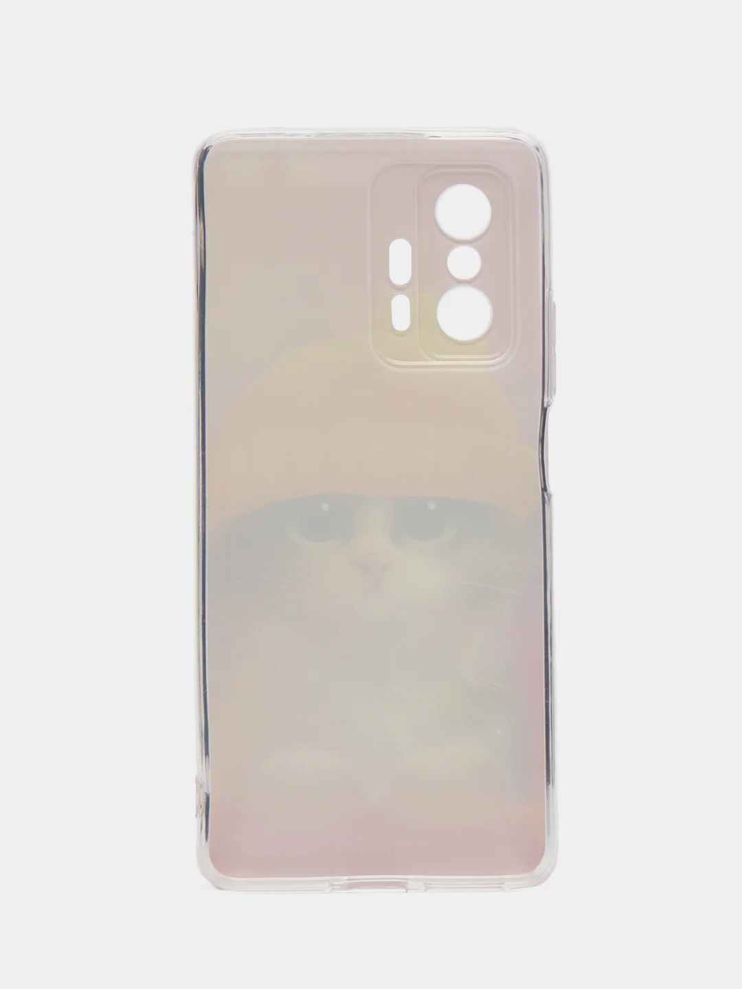 Голубой чехол на Xiaomi Mi 11T/11T Pro / Сяоми Ми 11T/11T Про с рисунком, защита камеры