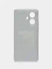Синий чехол на Realme 10 Pro+ / Реалми 10 Про плюс прозрачный, с рисунком, защита камеры