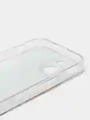 Бирюзовый силиконовый чехол на iPhone 13 mini / Айфон 13 mini, с рисунком, защита камеры