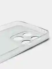 Бирюзовый силиконовый чехол на Honor X8A / Хонор X8A прозрачный, с рисунком, защита камеры