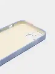 Сиреневый накладка для iPhone 13 (6,1) силиконовая "Акварель"