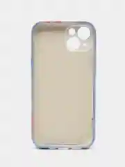 Сиреневый накладка для iPhone 13 (6,1) силиконовая "Акварель"