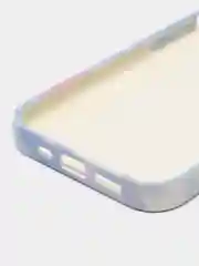 Сиреневый накладка для iPhone 13 (6,1) силиконовая "Акварель"